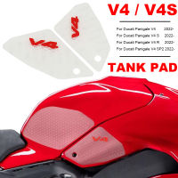 สำหรับ Ducati Panigale V4 Panigale V4R V4S SP2 2022ถังด้านข้าง Decals รถจักรยานยนต์ Anti Slip ถังสติกเกอร์ Hooks R V4