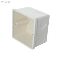 Fielect 86/118 Type 80x50x74mm Waterproof Switch Box PVC Flame Retardant Single Wall Socket Cassette Panel Base Junction