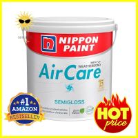 สีน้ำทาภายใน NIPPON PAINT AIR CARE BASE B กึ่งเงา 1 แกลลอน (3.8 ลิตร)INTERIOR WATER-BASED PAINT NIPPON PAINT AIR CARE BASE B SEMI-GLOSS 1GAL **ใครยังไม่ลอง ถือว่าพลาดมาก**