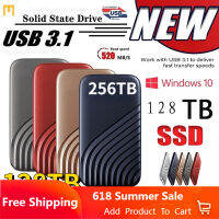 ใหม่ความเร็วสูงแบบพกพา SSD 256ไตรโลไบต์1ไตรโลไบต์ SSD ประเภท-C USB3.1ภายนอกโซลิดสเตไดรฟ์128ไตรโลไบต์100ไตรโลไบต์ฮาร์ดไดรฟ์มือถือสำหรับแล็ปท็อป PS4