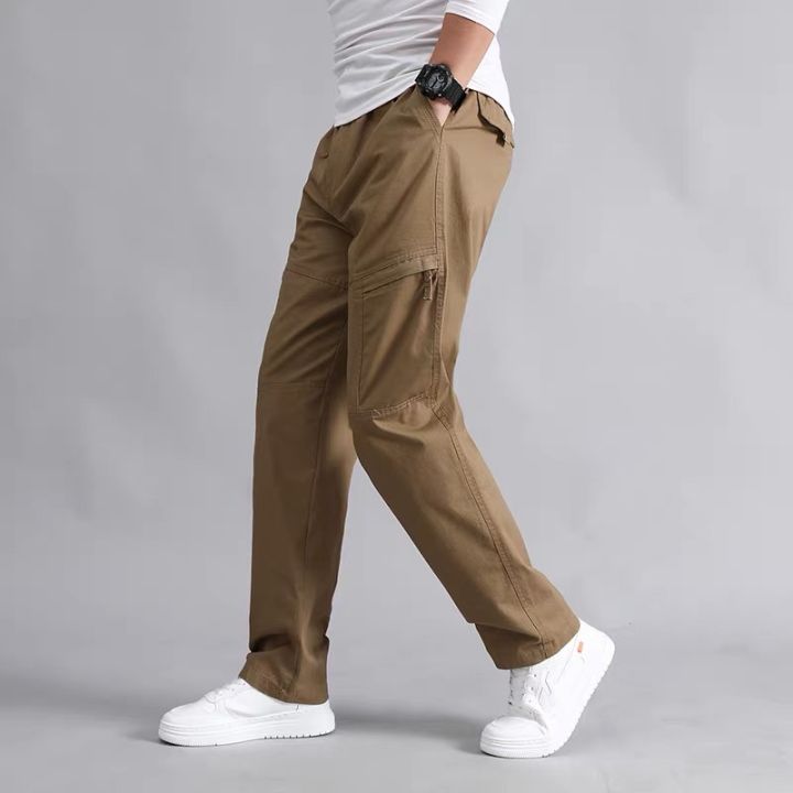 กางเกงขายาวชาย-พร้อมส่ง-ผ้าฟอกกางเกงขาย-28-44รวมสีขายดี-set-1-ผ้าดี-สีไม่ตก-งานห้าง-ทรงสวย