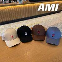 【NOV】 2022 New Arrival Luxury Brand Ami Love Heart Embroidered Men Women Snapback Baseball Caps Sport Outdoor Hats