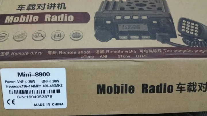 Mini Mini Mobile Radio Rig Dualband Baru Vhf Uhf W Lazada Indonesia