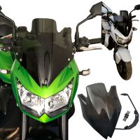 กระจกกันลมสำหรับรถมอเตอร์ไซค์คุณภาพสูงควันใสสำหรับ Kawasaki Z750 Z750R 2007 2008 2009 2010 2011 2012กระจกบังลม