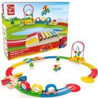 Hape Rainbow Sights &amp; Sounds Toddler Wooden Railway