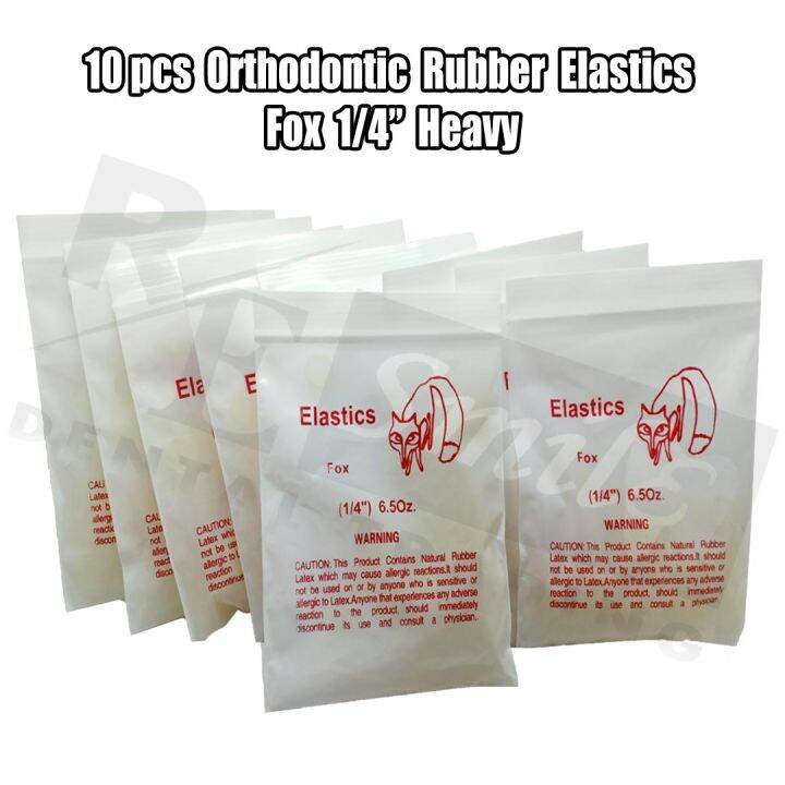 Resmile Elastics FOX 1/4 HEAVY 6.5oz (10 packs) Lazada PH
