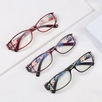 【cw】 New Anti Blue Light Reading Glasses Men Women Fashion Print Flower Eyewear Ultralight Eye Protection Presbyopic Eyeglasses 【hot】 !