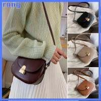 RANG สีทึบทึบ กระเป๋าสะพายไหล่แมสเซนเจอร์ หนังพียู กระเป๋า Crossbody พักผ่อนยามว่าง ถุงใต้วงแขน ผู้หญิงผู้หญิงผู้หญิง