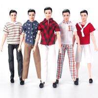 【MSSugar toy】เสื้อผ้าลำลองเครื่องประดับตุ๊กตา5ชิ้นเสื้อยืดกางเกงขายาวชุดฤดูร้อนเหมาะสำหรับตุ๊กตาแฟนหนุ่มเสื้อผ้าตุ๊กตาเคน