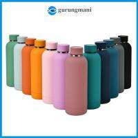 GURUNGMANI 500Ml ขวดเหล็กสแตนเลสน้ำแก้วเดินทางสูญญากาศสีสำหรับกีฬากลางแจ้งขวดทนความร้อน