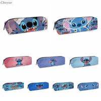 ตุ๊กตากล่องดินสอปัก Lilo Stitch รูปการ์ตูน CHUYUE Pouch Pensil ปักครอสติชน่ารักกระเป๋าเก็บของปากกาพิมพ์ชิ้นงานอุปกรณ์สำนักงานโรงเรียน