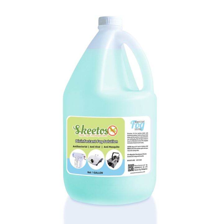 Skeetos Disinfectant Fog Solution For Fogging Machines [ SKEETOS ...