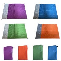 【cw】 Pocket Picnic Waterproof Beach Mat Sand Free Blanket Camping Outdoor Picknick Tent Folding Cover Bedding Picnic Accessories