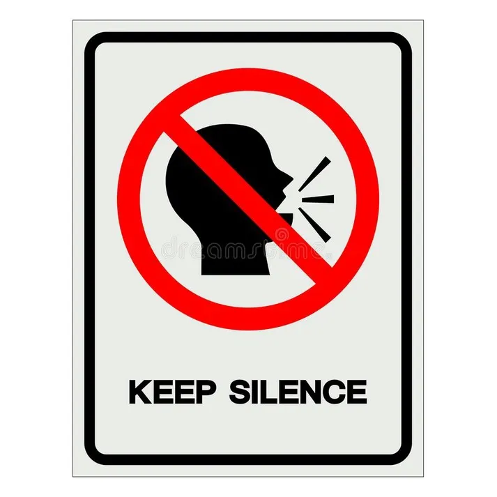 Laminated Signages Silence Please Signage Sign Boards34i Lazada Ph