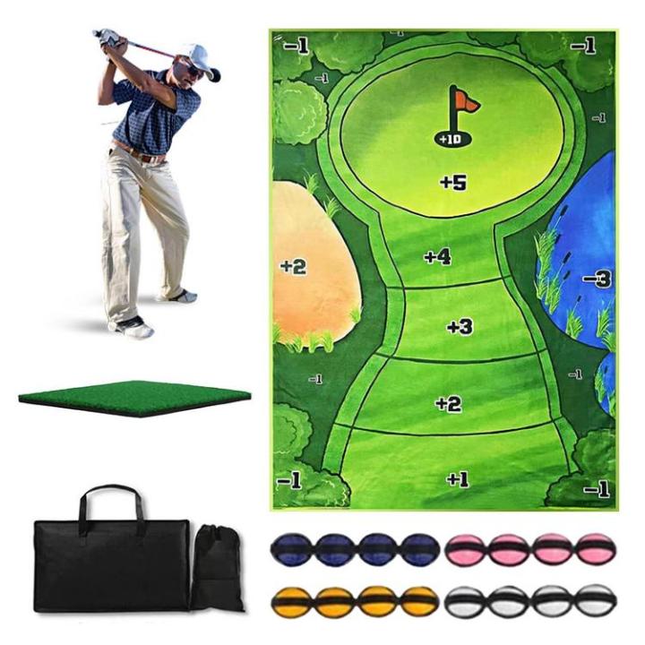 battle-royale-golf-game-durable-and-washable-golf-mat-practice-outdoor-and-chipping-game-practice-golf-games-at-home-best-golf-chipping-mat-for-adults-family-kids-newcomer