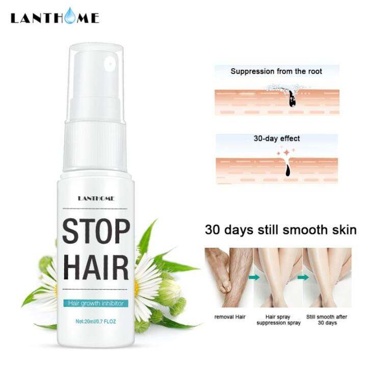 Lanthome 20ML Powerful Permanent Painless Hair Removal Spray Stop Hair