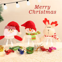 Christmas Party Favor Bag Plastic Christmas Candy Box Santa Candy Storage Bottle Christmas Candy Jar Elk Candy Storage Bottle