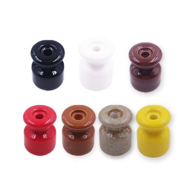 Ceramic Insulator Wall Terminals Wire Cable Connector for Wiring Porcelain Insulator Cable Fixings with Install Screw