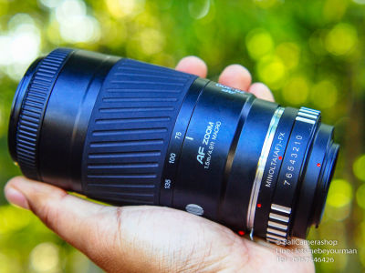 (For Fujifilm Mirrorless ทุกรุ่น) ขายเลนส์ TELE มือหมุน งบประหยัด Minolta 75-300mm F4.5-5.6 Serial 61801791