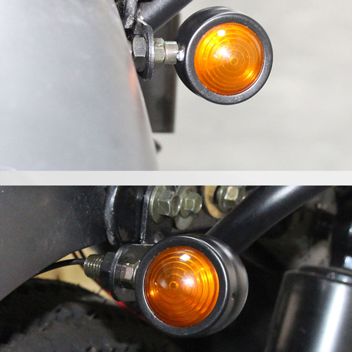 2ชิ้นกระสุนรถจักรยานยนต์เลี้ยวกันน้ำไฟแสดงสถานะแสง-moto-ไฟกระพริบแสงสำหรับฮาร์เลย์ฮอนด้าแฟตบอยลอย-suzuki