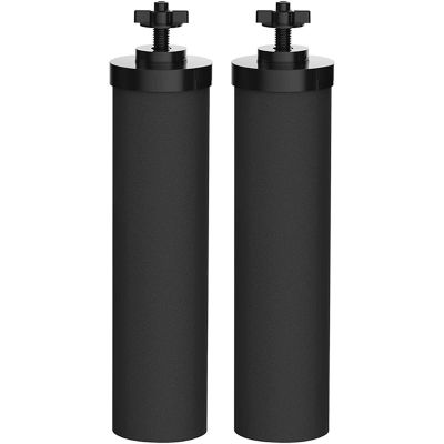 2Piece Water Filter Replacement Accessories for Berkey Black Activated Carbon BB9-2 Filters for Gravity-Fed Water Filter System