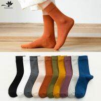 【Sock shop】ร้อน6ชิ้น3คู่ถุงเท้าผ้าฝ้ายฤดูใบไม้ร่วงและฤดูหนาวที่อบอุ่นผู้หญิงถุงเท้าที่มีสีสันพิเศษสบายถักสาวถุงเท้าลำลอง