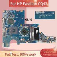 สำหรับเมนบอร์ดโน้ตบุ๊ค CQ42 HP Pavillion GL40 DA0AX3MB6B0 DDR3เมนบอร์ดแล็ปท็อป