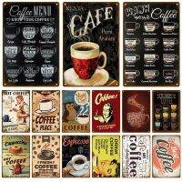 Celestineor Retro Coffee Tin Sign - Vintage Wall Art โปสเตอร์สำหรับห้องครัว Bar Cafe Room-แผ่นโลหะตกแต่ง