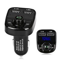 Dual Ports USB Car Charger Quick Charge Bluetooth 4.1A LED Digital แสดงผล12-24V Car Fast Charging Accessories Interior