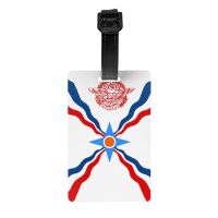 【DT】 hot  Custom Assyrian Suryoyo Flag Luggage Tag Privacy Protection Syriac Aram Baggage Tags Travel Bag Labels Suitcase