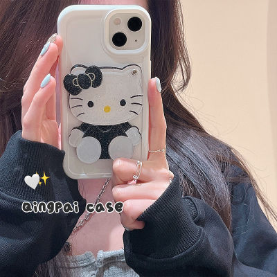 การ์ตูนแมวกระจกโทรศัพท์กรณีสำหรับ iPhone13promax เคสโทรศัพท์สีขาวที่เรียบง่ายและทันสมัยสำหรับ iPhone12 สเตอริโอ Hello Kitty แมวแต่งหน้ากระจกโทรศัพท์กรณีสำหรับ iPhone11 เคสโทรศัพท์แมวสีชมพูสำหรับ iPhone xr / xs กรณีโทรศัพท์การ์ตูนน่ารักสำหรับ iPhone13pro