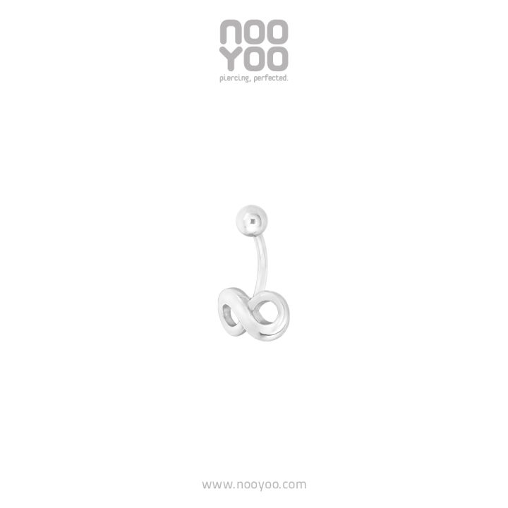 nooyoo-จิวสะดือสำหรับผิวแพ้ง่าย-infinity