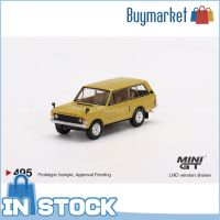 [ของแท้] Mini GT 1/64 #495 Range Rover 1971 Bahama Gold รถโมเดล Diecast RHD