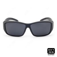 Trendy Glasses-แว่นกันแดดแบบสวมทับแว่นสายตา เลนส์โพลาไรซ์ CU2 Fit Over Polarized 2 BlackGray แว่นกันแดด แว่นตากันแดดแฟชั่น แว่นตากันแดดผู้ชาย