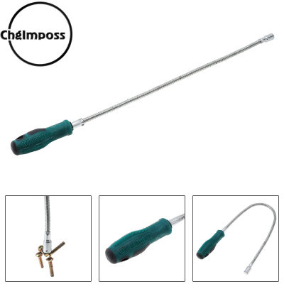 ChgImposs Magnetic Telescopic Pick-Up เครื่องมือแม่เหล็กฤดูใบไม้ผลิที่ยืดหยุ่นคว้า Grabber นิ้วมือ Prongs สำหรับขยะ Pick Up Arm Extension