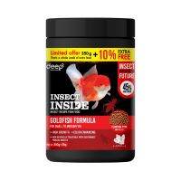 โปรโมชั่น Deep Insect Inside อาหารปลาทองทุกสายพันธุ์ สูตรเร่งโต&amp;เร่งสี เม็ดลอย (ขนาด350+10%กรัม) ราคาถูก อาหารปลา อาหารปลาดุก อาหารปลาทอง อาหารปลาคราฟ