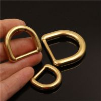 ✹♟ 1piece Solid Brass Molded D ring Buckle for Leather Craft Bag Purse Strap Belt Webbing Dog Collar 15/20/25mm