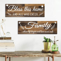 【NEW】【Penghantaran Privasi Tinggi】 Wall Decoration and Hanging Decoration Country Farmhouse Wooden Word Plate Wall Decoration Dining Room Kitchen Wall Decoration Sign Wooden Board