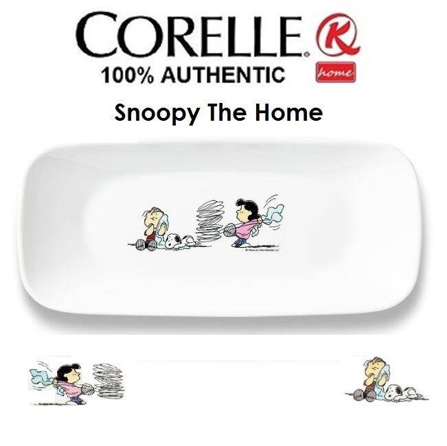 CORELLE Fish Plate 26.7cm x 12.2cm Snoopy The Home Lazada PH