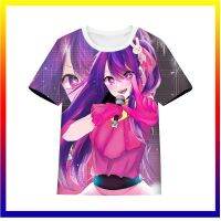 Oshi No Ko 3D Printing T-shirt Anime Manga เสื้อยืด Babe Man แขนสั้นสตรีทแวร์ฮาราจูกุพิเศษ Y2k Top Kids T-shirt XS-5XL