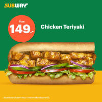 [E-Voucher] Subway Chicken Teriyaki sandwich 6" / แซนด์วิช ไก่เทอริยากิ  ขนาด 6 นิ้ว