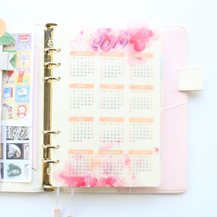 year-n50-stationery-creative-6-holes-pp-dividers-separator-for-girl-folder-n32-diary-student-supply-a5-a6-notebook