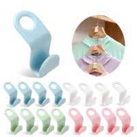 №♘☎ 10Pcs Hanger Extender Clips Clothes Hanger Connector Hooks Connection Hooks Space Saving for Stack Clothes Cabinet Organizer