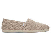 TOMS รองเท้าลำลองผู้ชาย สลิปออน รุ่น Alpargata Oxford Tan REPREVE Knit  (B) รองเท้าลิขสิทธิ์แท้