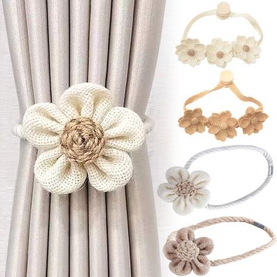 1Pc Curtain Tieback Magnetic High Quality Holder Hook Buckle Clip Pretty and Fashion Polyester Decorative Home Accessories