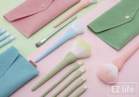 EZ  Pro Makeup Brush Set Candy Cute Colorful Color With Bag Storage เซ็ตแปรงแต่งหน้า แปรงแต่งหน้า 8 ชิ้น แปรงไฮไลท์ แปรงปัดแก้ม บลัชออน