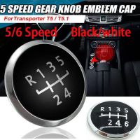 【DT】 hot  5/6 Speed Gear Shift Knob Stick Cover Cap Emblem Badge For Volkswagen VW Transport T5 T5.1 Gp 2003-2011 Car Styling Accessories