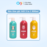 Sữa tắm gội Agi 2 in 1 500ml