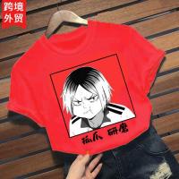 [COD] European size cross-border new summer loose anime printing short-sleeved t-shirt female ins student casual ladies top foreign trade