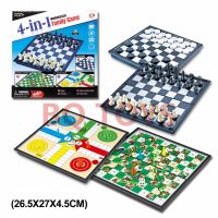[COD] ENGLISH FAMILY GAME CHESS TOY 4 1 Magnetic Game Childrens Board